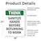 Signmission Safety Culture Sign, 18 in Width, Vinyl Decal, Rectangle OS-2PACK-TS-D-1824-V-11909 - alternate 3